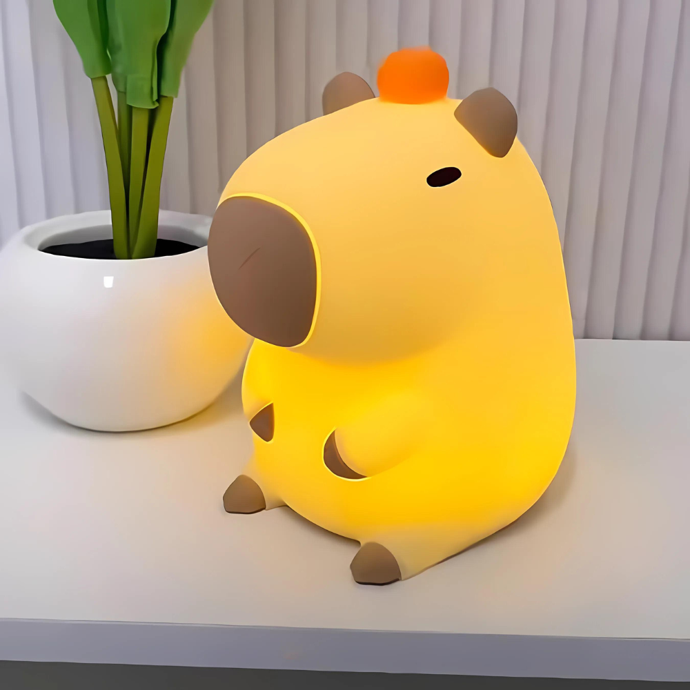 Lazy Capybara Night Light